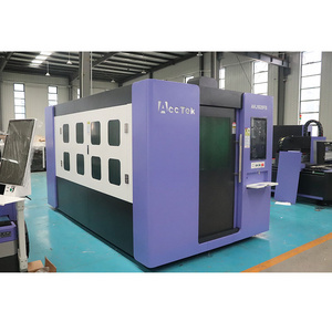 High Precision 1020 3015 Enclosed Fiber Laser Cutting Machine with Protection Cover 1.5kw 2kw 3kw