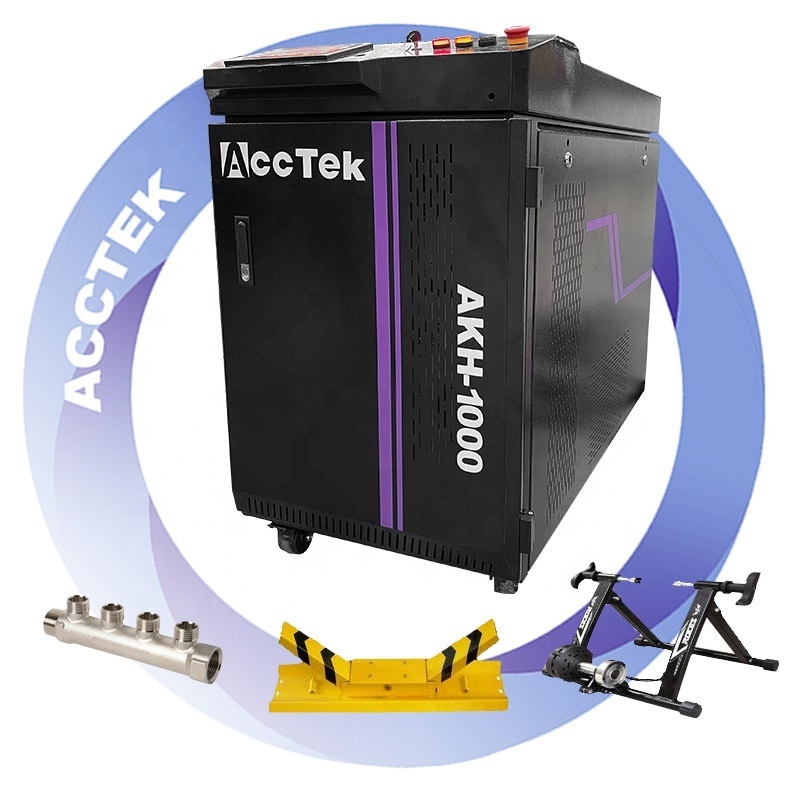 Handheld laser welding machine Acctek AKH-1000 for sale in reasonable price