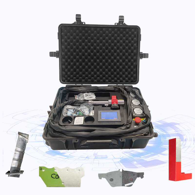 100w Backpack Handheld Pulsed Laser Cleaning Machine For Rust Paint Oil Removal Portable Laser Cleaner