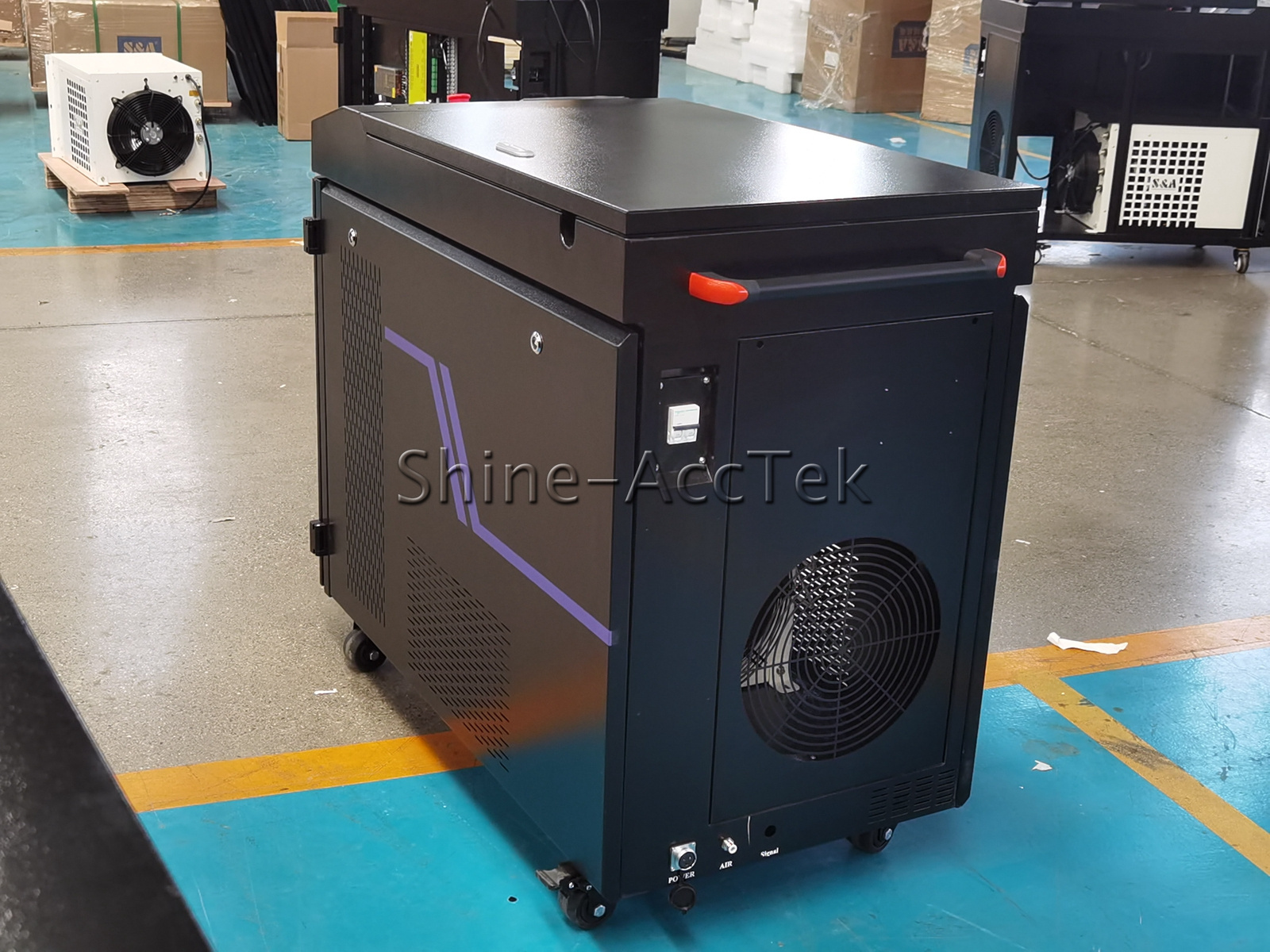 Pulse Laser Cleaning Machine 200W 300W 500W Fast Speed Rust Oil Dirt Removal Water Cooling for Wood Stone Furniture