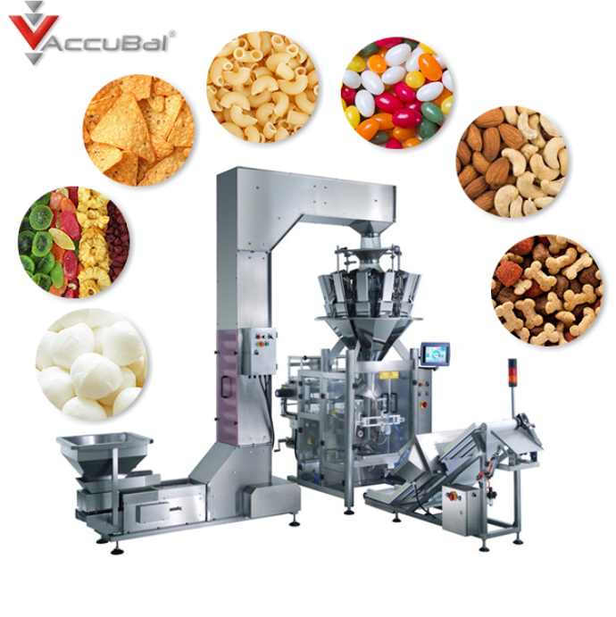 Hot Selling 14 Head Combination Multi Head Weigher Pet Food Vertical Packing Machine Multihead Weigher Machine