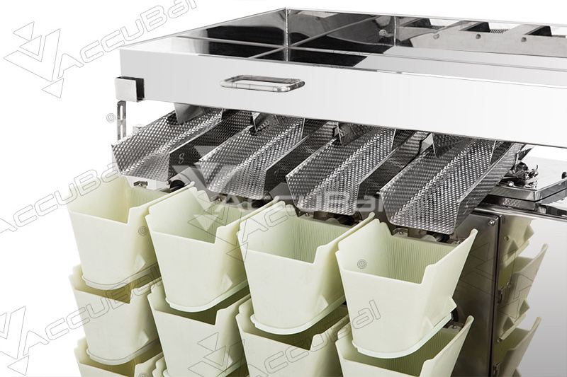 High Speed Kimchi Pickle  Vegetable Linear Combination Weigher Cooked Rice Filling Packing Machine