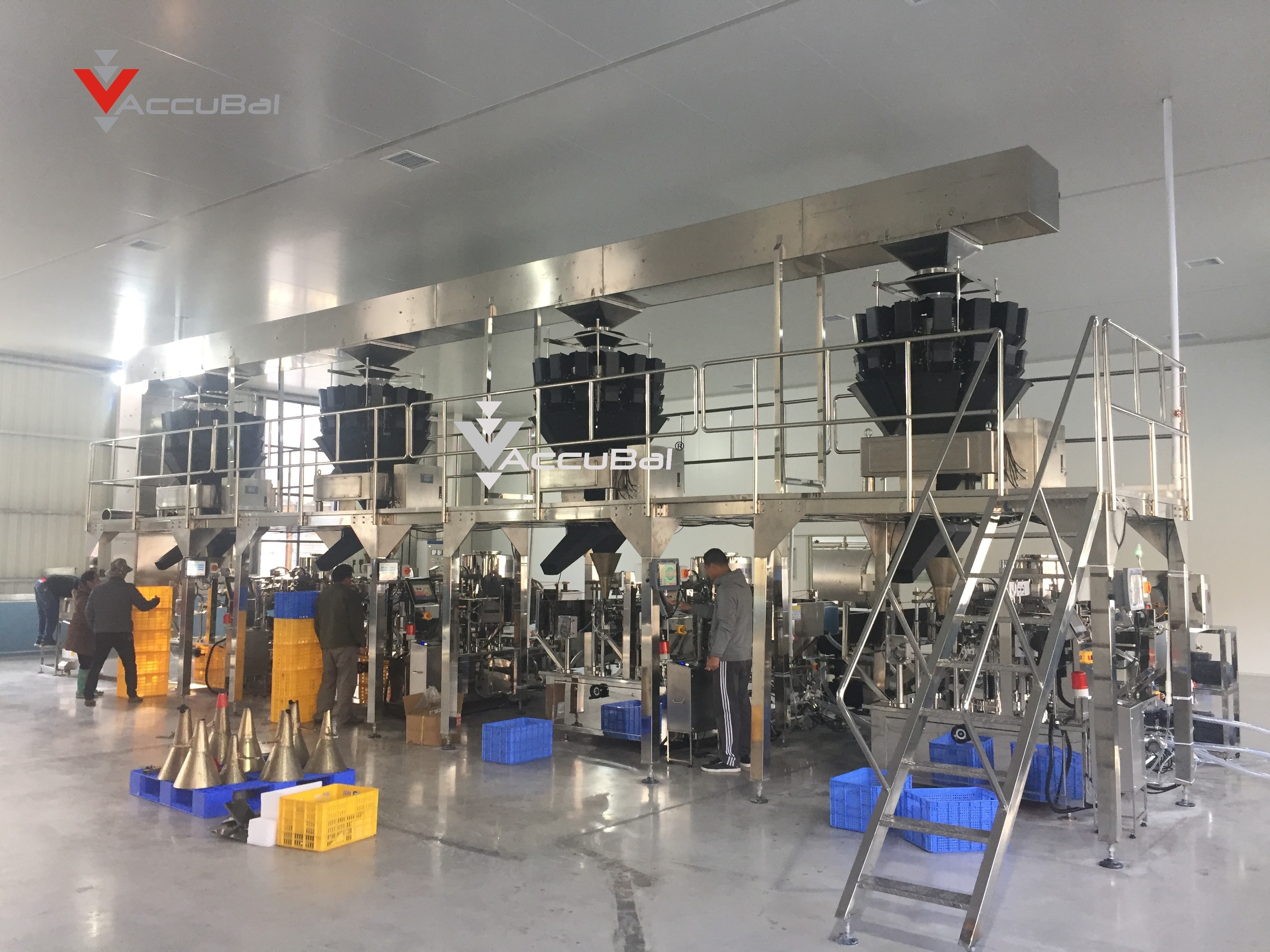 Hot Selling 14 Head Combination Multi Head Weigher Pet Food Vertical Packing Machine Multihead Weigher Machine