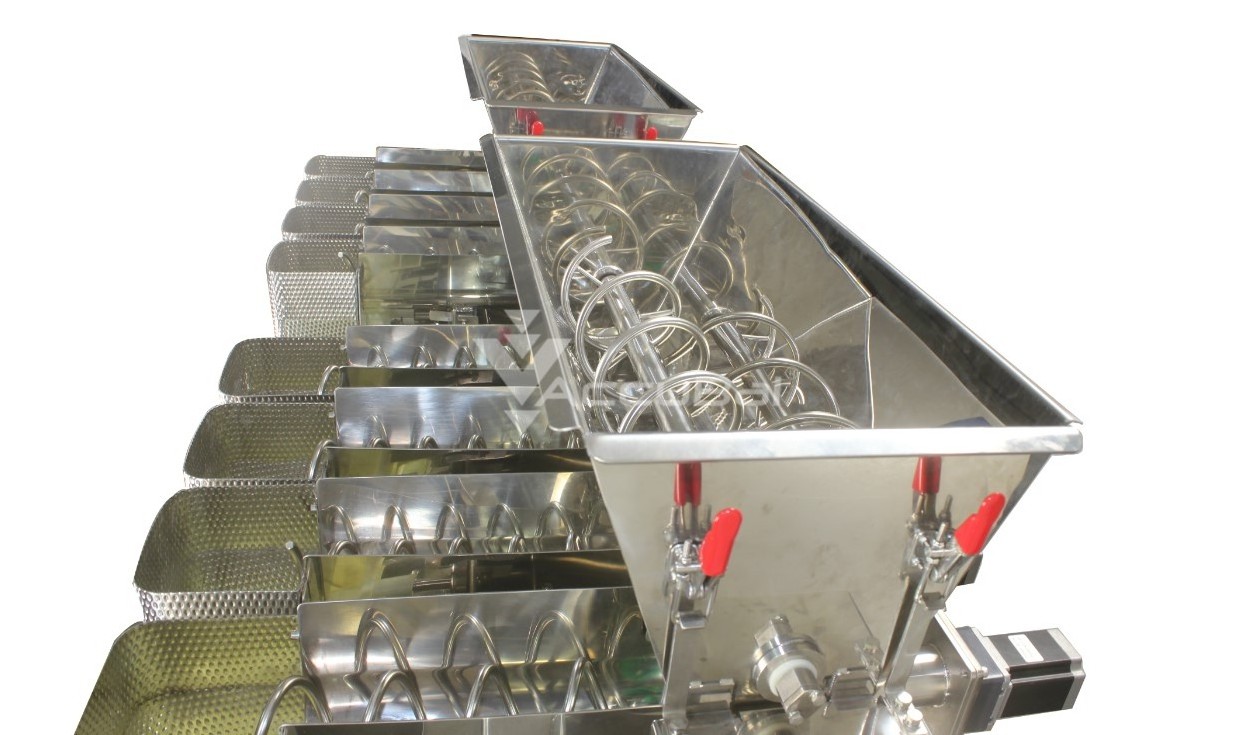 Automatic Fresh Meat Linear Multihead Weigher Weight Scales Salmon Packing Machine for Korean Pickle