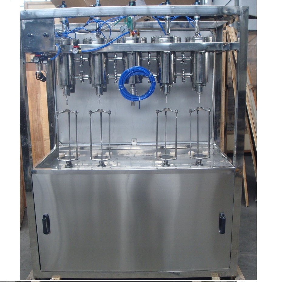 Semi-automatic carbonated beverage with syrup filling machine 1000BPH