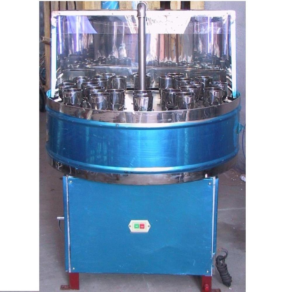 30 cups liquor glass bottle rinsing flushing machine