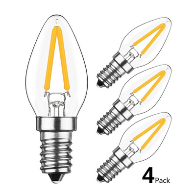 LED Edison Vintage Decorative Filament Light Bulb 2W 4W 6W 8W 10W 12W LED Light Chandelier Bulb 360 Degree Warm White Dimmable