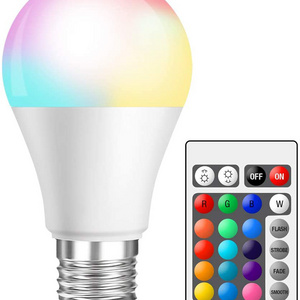 Smart Led Color Light Bulb Remote Dimming Colorful Light Bulb