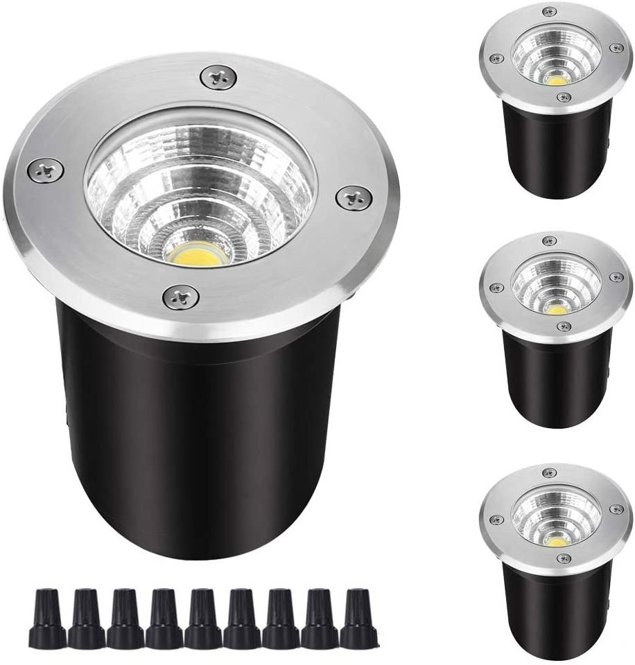 Mini Cob Led Underground Light Lamps Outdoor Buried Recessed Floor Lamp Waterproof Ip65 Landscape Stair Lighting