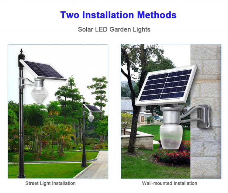 solar led light led garden light 3 years warranty