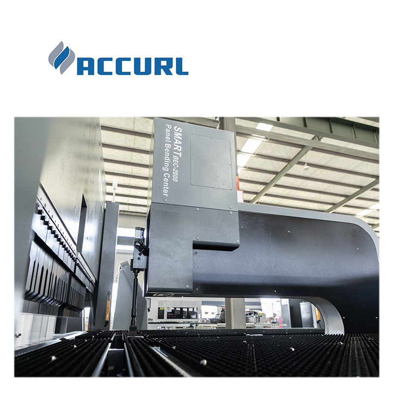 ACCURL Automatic bending center cnc panel bender machine for sheet metal production