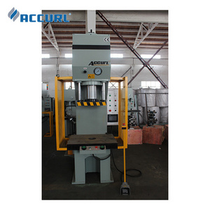 Accurl 63 tons aluminum license number plate making machine Cnc Hydraulic Press stamping machine for metal