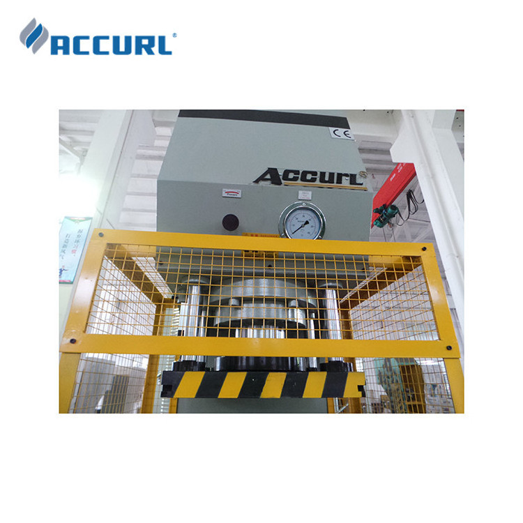 Accurl 63 tons aluminum license number plate making machine Cnc Hydraulic Press stamping machine for metal