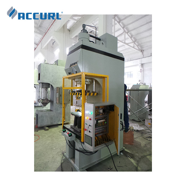 Accurl 63 tons aluminum license number plate making machine Cnc Hydraulic Press stamping machine for metal