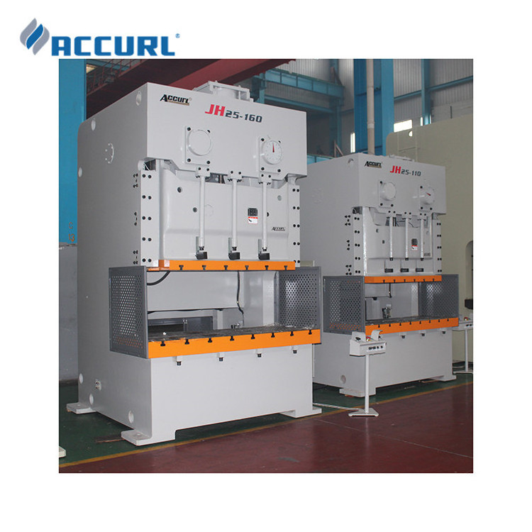 Accurl160ton c frame double crank Power Press   Door Hinge Making Machine line press machine