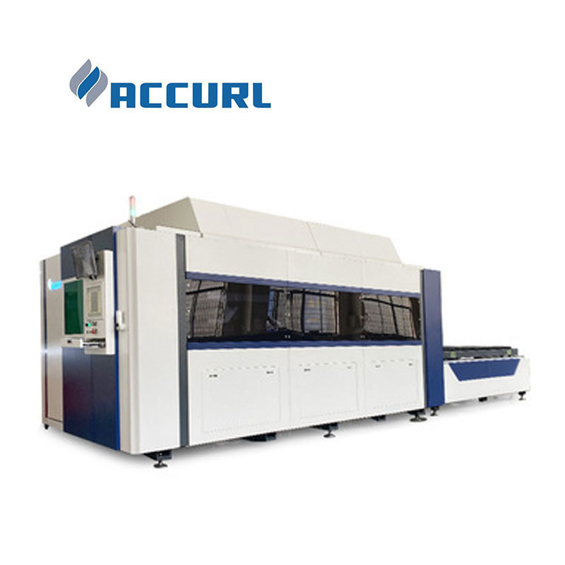 Accurl high efficiency CNC fiber laser cutting machine 3000w service sheet metal