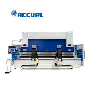 ACCURL 8 axis Metal Hydraulic CNC Press Brake Global Press Brake 250T Bending Machine