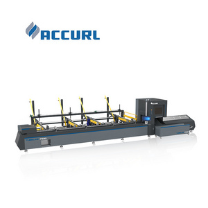 ACCURL 4000w Professional fiber laser cutting machine for pipe tube cutting with Automatic pneumatic chuck 3015