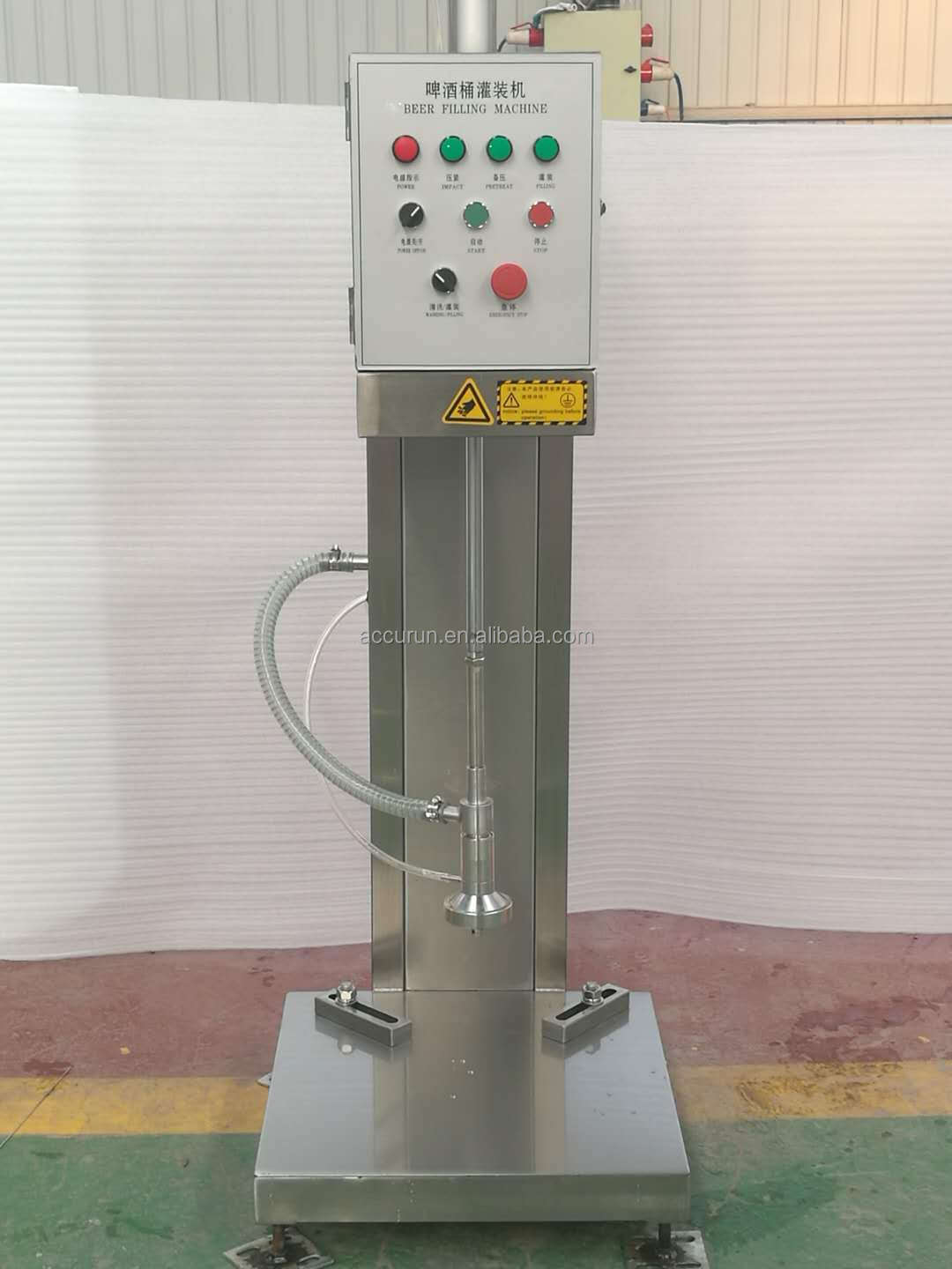 Keg Filling Machine 20L 30L  Beer Kegging Filling System Italy Dual Head Single Head Filler