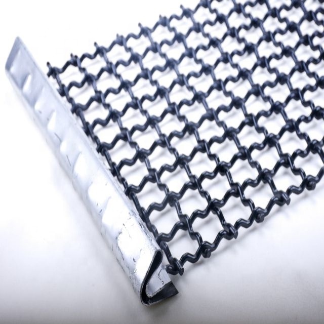 Hot sales spring steel wire mesh for stone screening