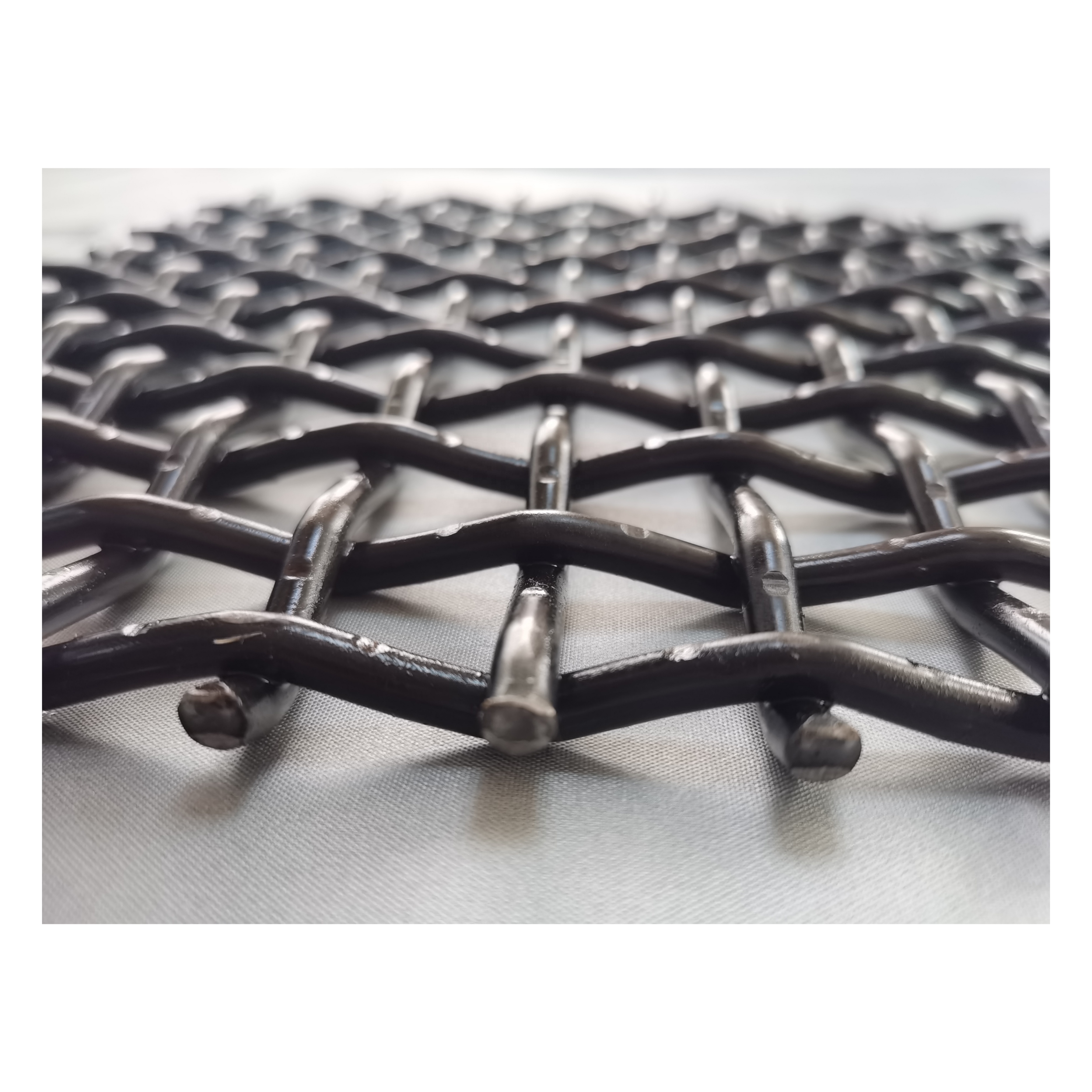 Hot sales spring steel wire mesh for stone screening