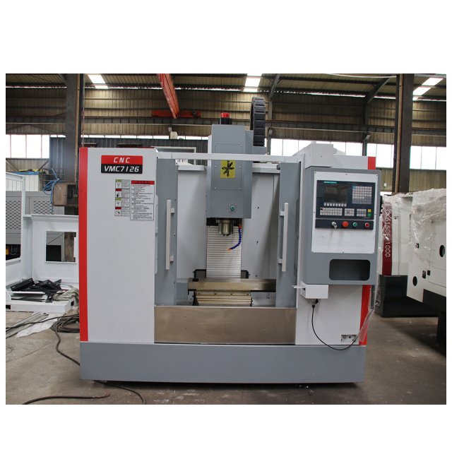 CNC Fraiseuse GSK Fanuc system 3 4 axis mini CNC metal milling center machine XK7126 fresadora cnc