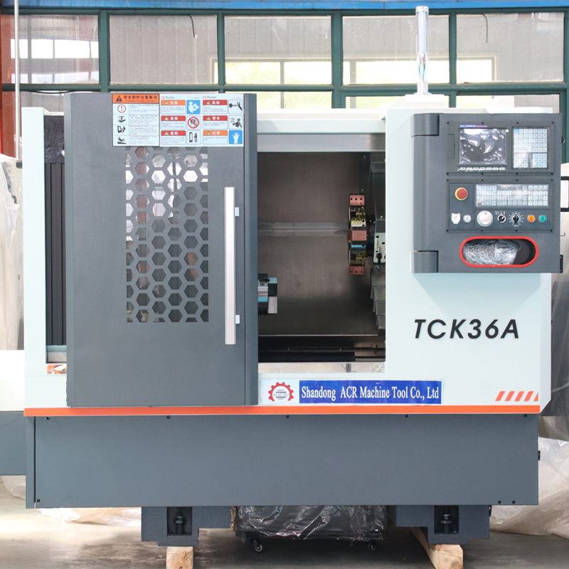 High Rigidity Slant Bed CNC Lathe TCK360A Turning Center Motor Lathe Machine New Product 2020 Single Horizontal Provided GSK 400