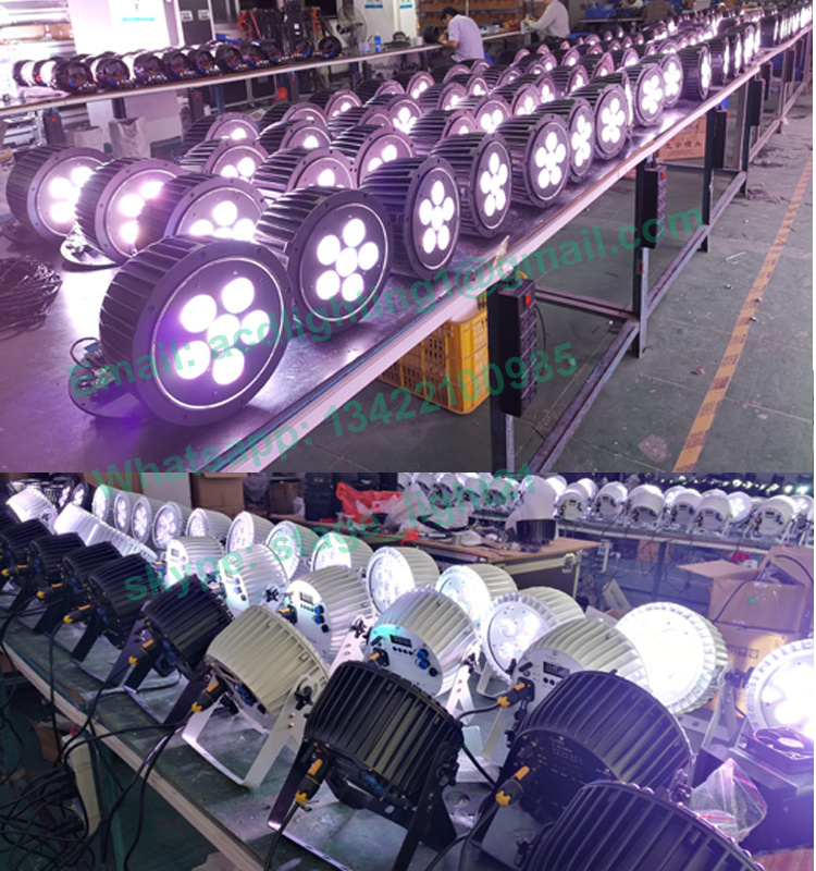 ACD Lighting Wireless Dmx Battery Powered Led Par Can 6*18w RGBWAUV Outdoor Waterproof IP65 LED Stage Lights