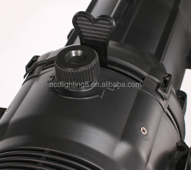 NEW high power 200w Copper pipe heat dissipation CRI>90 leko spot warm white 3200k led ellipsoidal profile spot light