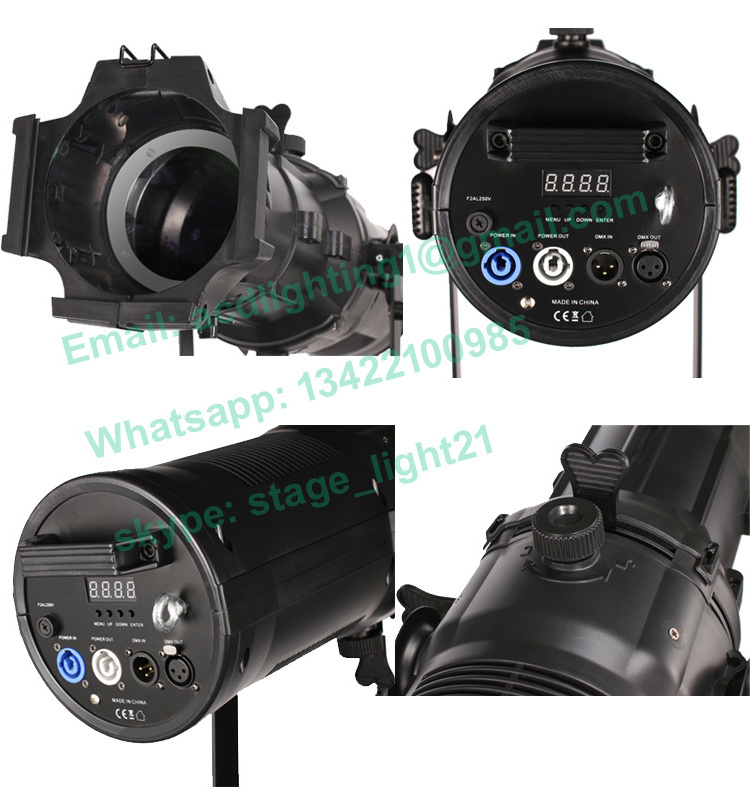 ETC led theater 200w warm white 3200K led profile spot ellipsoidal stage light profile spot leko ellipsoidal light