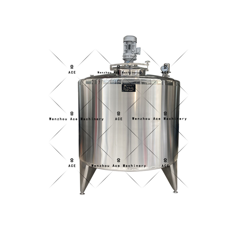 Factory Price Stainless Steel Mixing Tank Liquid Chemical Food Blending Heating Jacket Mixer Tank With Agitator Mixing Tank