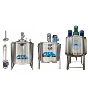 Factory Price Stainless Steel Mixing Tank Liquid Chemical Food Blending Heating Jacket Mixer Tank With Agitator Mixing Tank