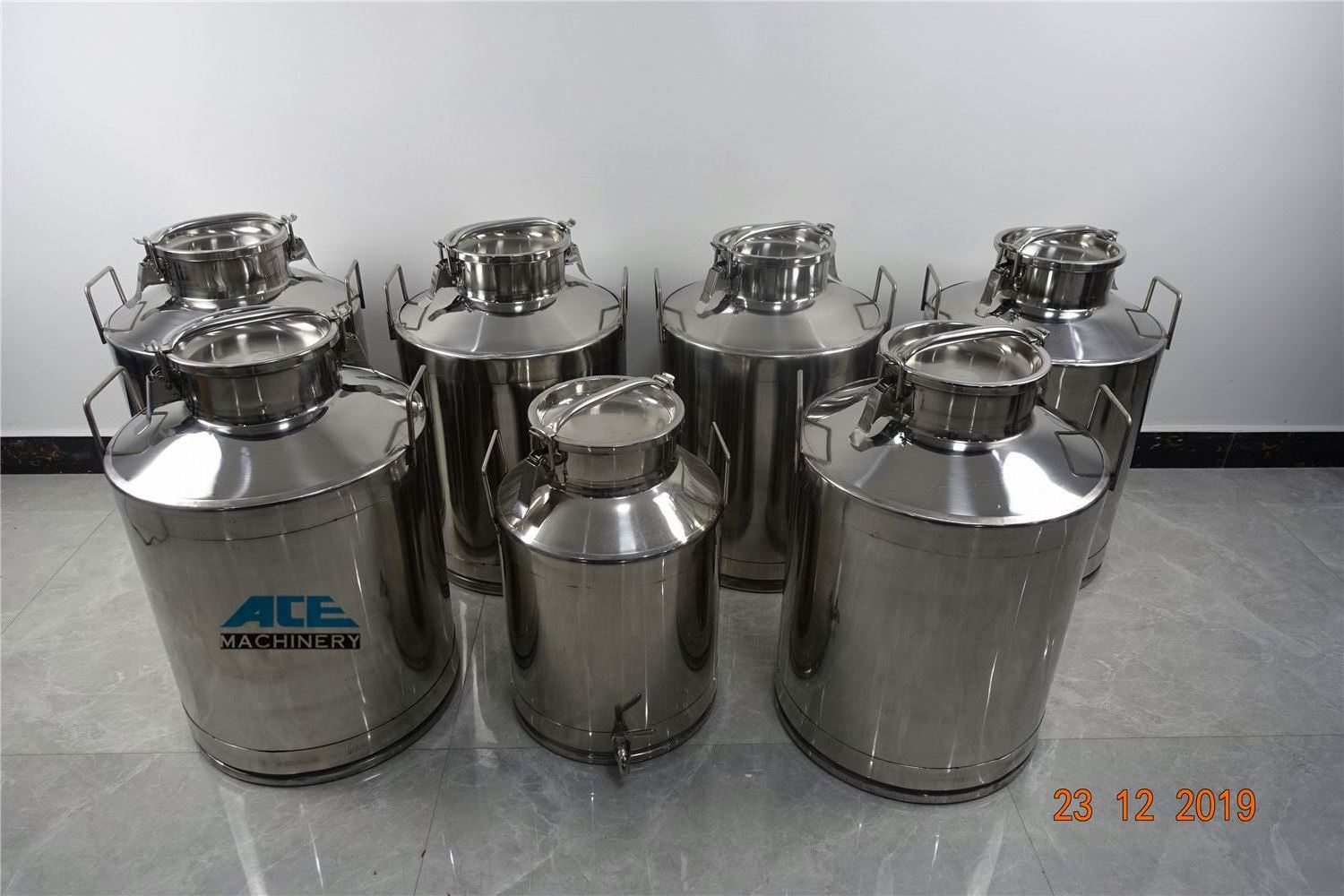 Factory Price Stainless Steel Milk Cans