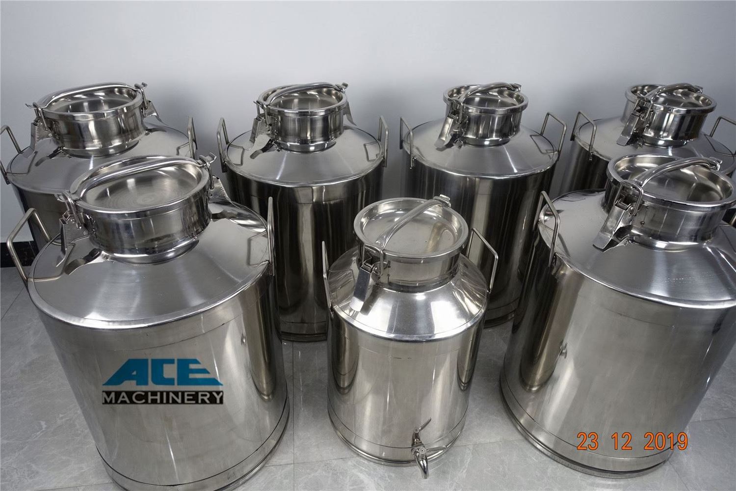 Factory Price Stainless Steel Milk Cans