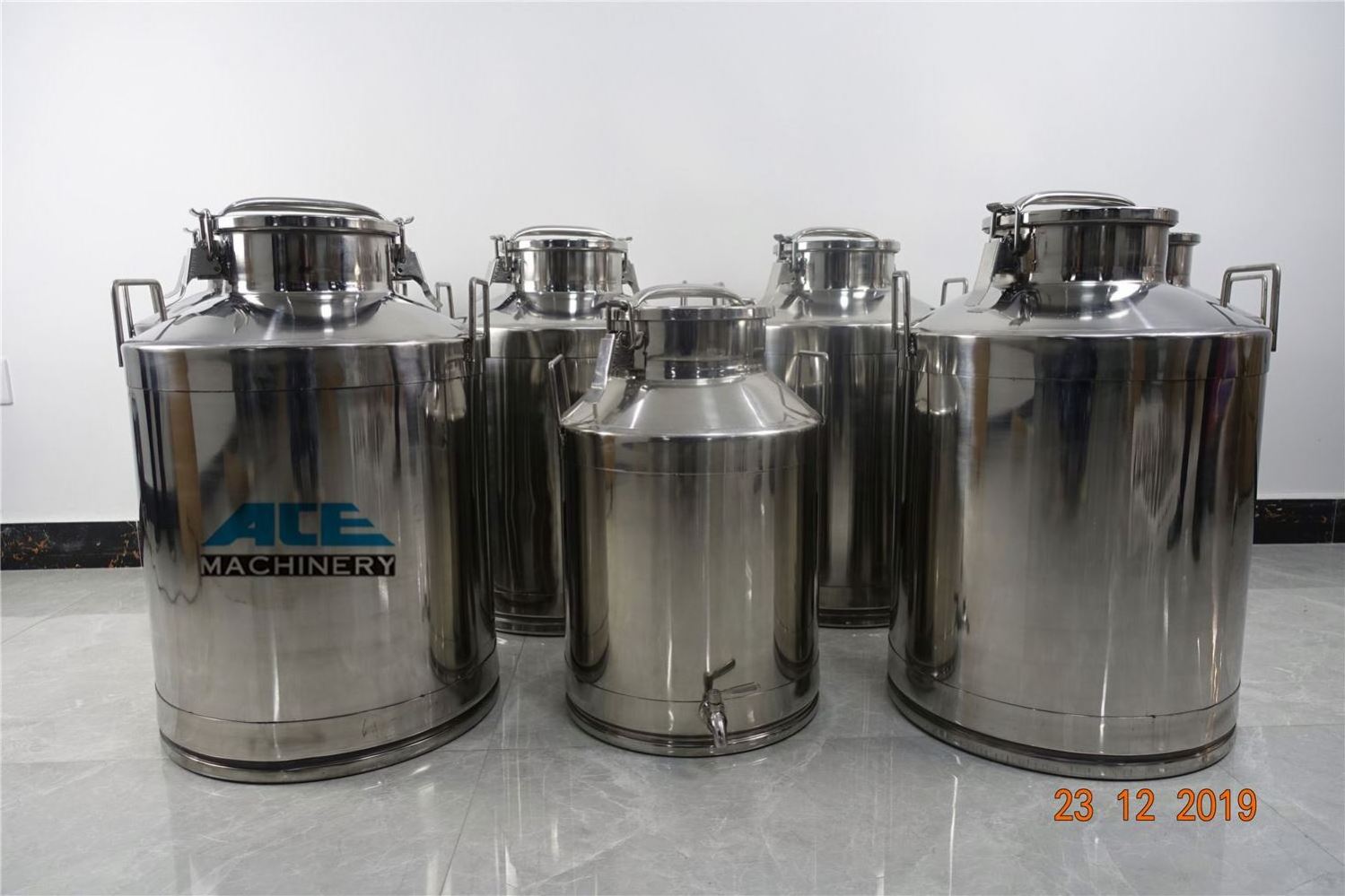 Factory Price Stainless Steel Milk Cans