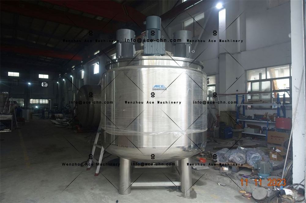 Ace Industrial Stirred Glue Making Agitated And Jacket Reactor For Melt Adhesive Machine Line