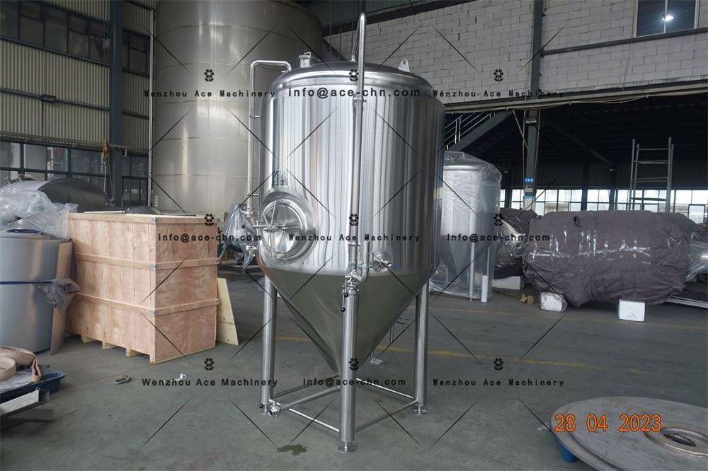 Ace 500L Conical Fermenter 1000L Fermentation Tank Brewing 2000L Fermenters In Stainless Steel