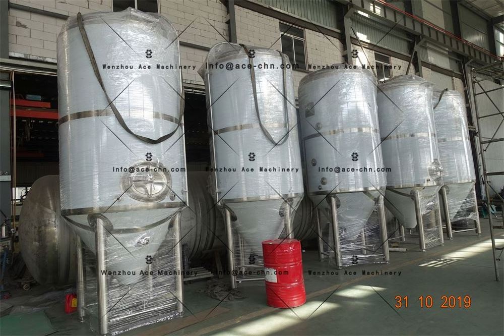 Ace 500L Conical Fermenter 1000L Fermentation Tank Brewing 2000L Fermenters In Stainless Steel