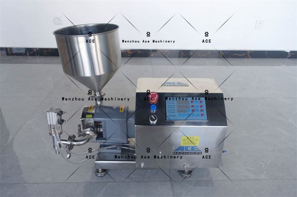 Stainless Steel Semi-Automatic Aseptic Food Industrial Oil Chili Sauce Liquid Dispensing Machine