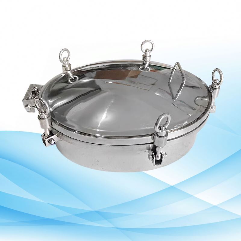 Sanitary Stainless Steel Manhole Sanitary Elliptical Pressure Tank Manway Inward YAC-B Oval Pressure Manway