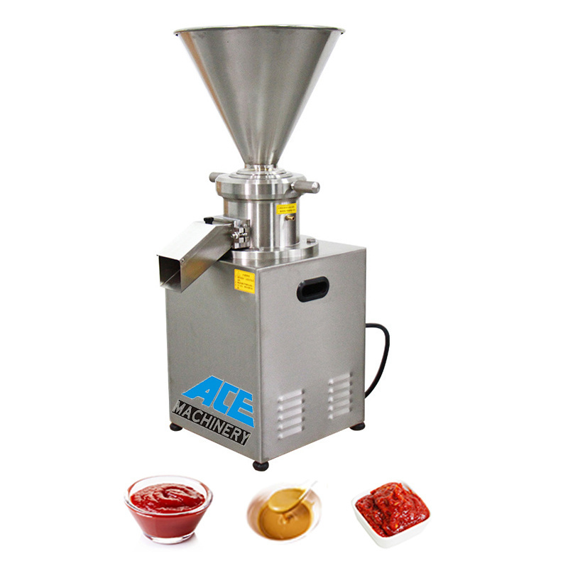 Commercial Electric Vertical Colloid Mill Tamarind Paste Making Mango Jam Maker Peanuts Pistachio Butter Machine