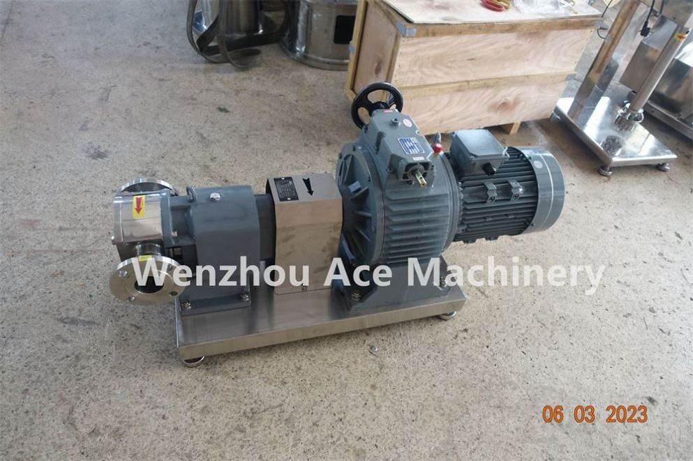 Ace Stainless Steel Olive Oil Rotary Lobe Pump High Viscosity Electric Liquid Paste Transfer Pump