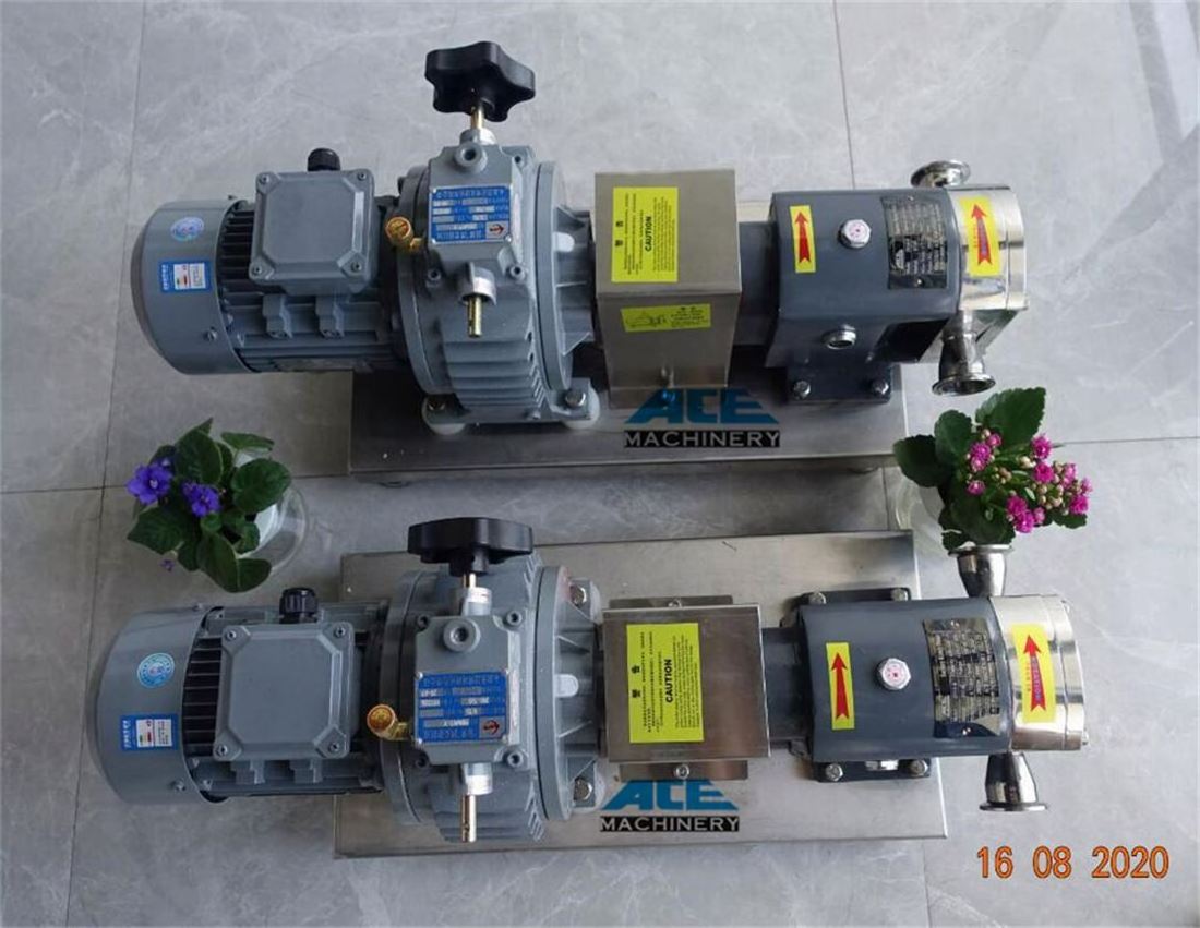 High Efficiency Stainless Steel Olive Oil Rotary Lobe Pump High Viscosity Electric Liquid Paste Transfer Pump