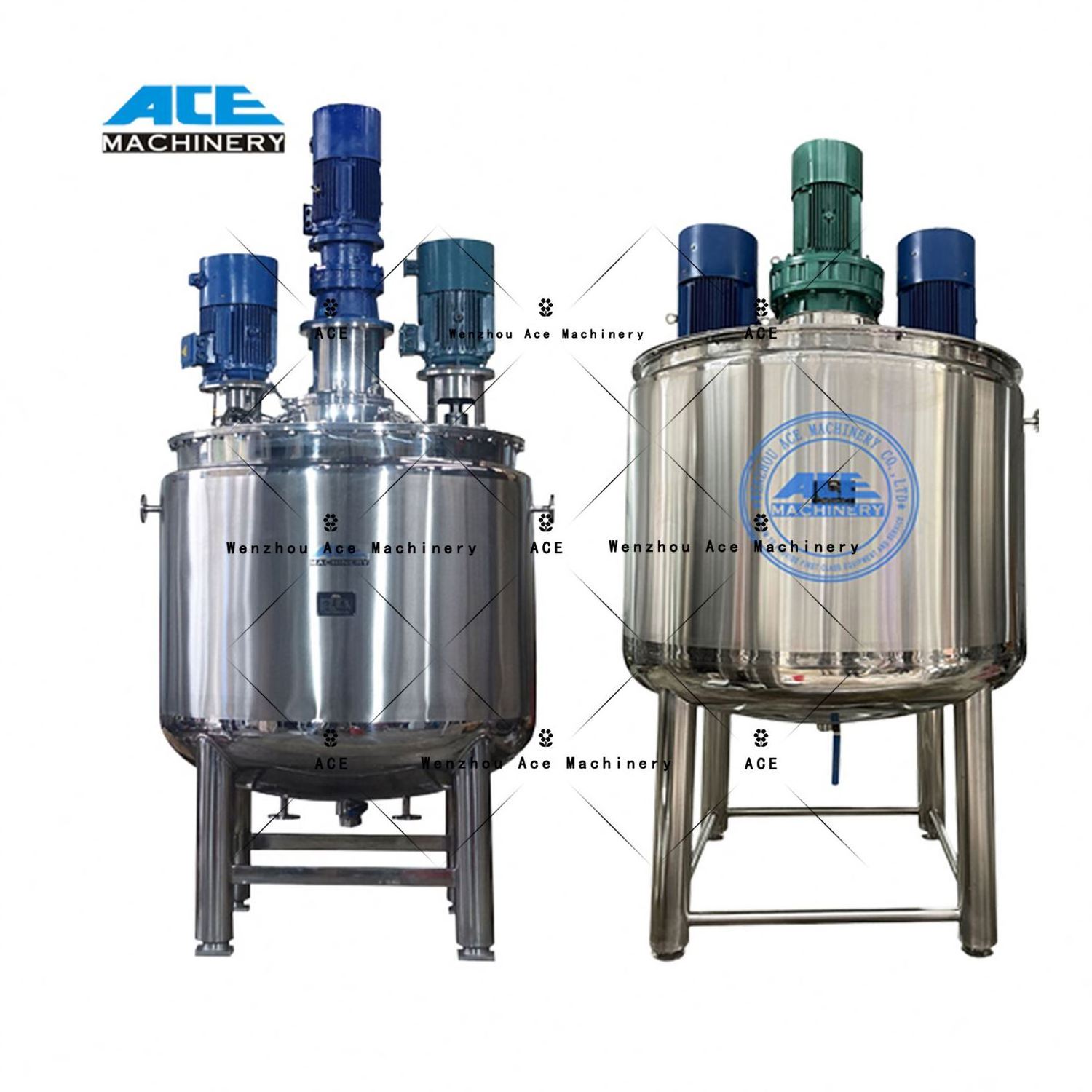 Best Price Food Grade Stainless Steel 2000L 3000L Agitator Mixer Electric Motor 1000L Ibc Tank