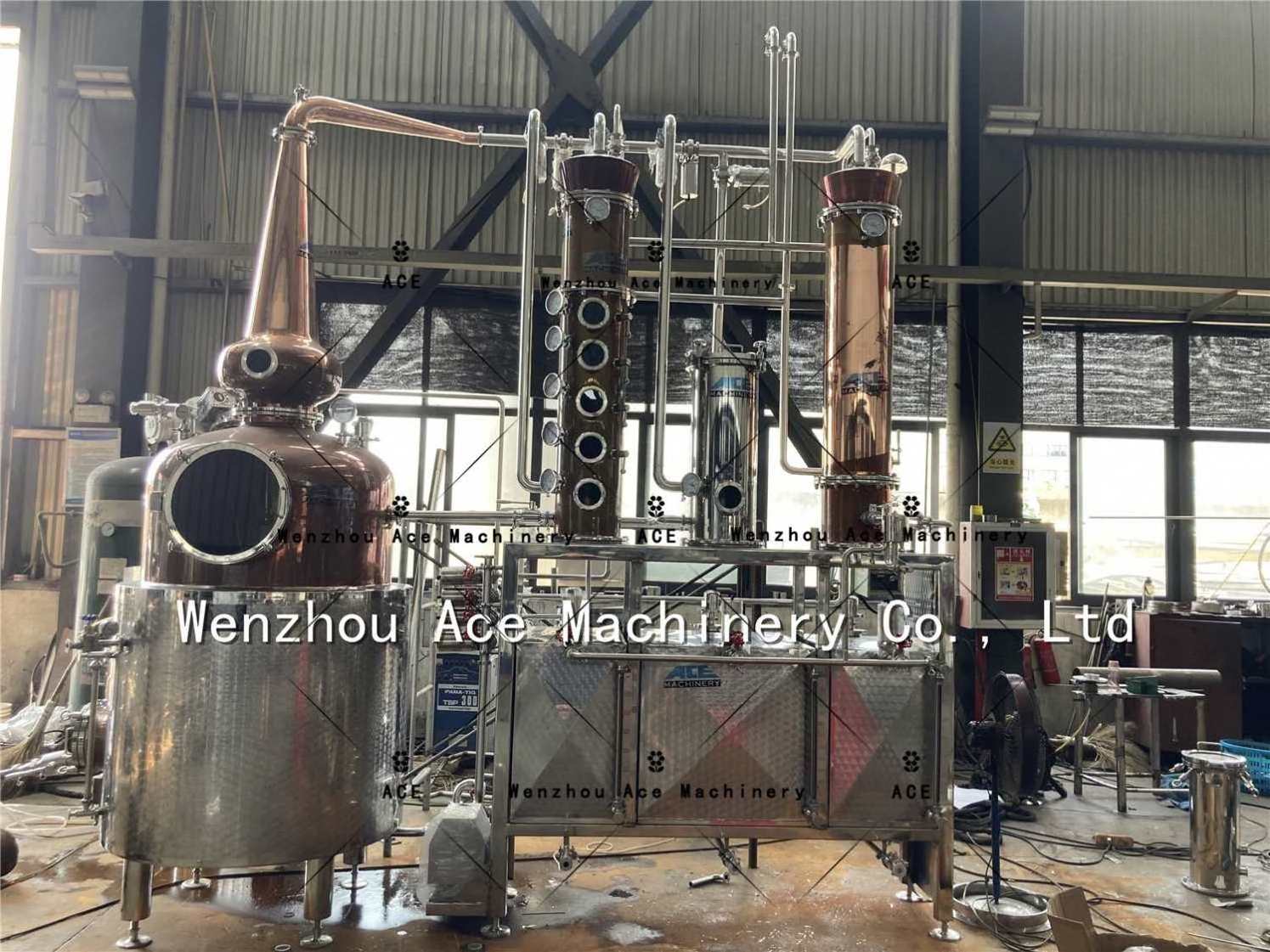 4 Inch 6 Inch 8 Inch Glass Moonshine Still Alcohol Distillation Column With Gin Basket For Vodka, Whiskey, Gin Making