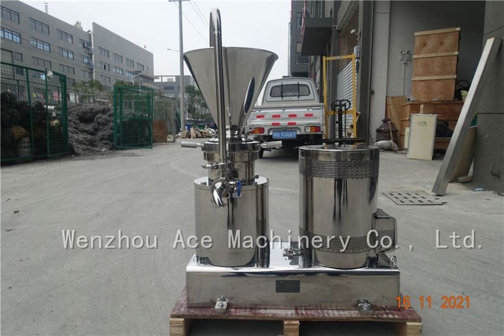 Commercial Electric Vertical Colloid Mill Tamarind Paste Making Mango Jam Maker Peanuts Pistachio Butter Machine