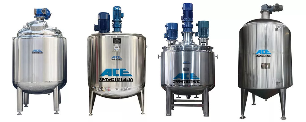 Body Wash Liquid Hand Soap Mixing Tank Vacuum Emulsifier Mixer Homogenizer 50 L Mixing Tank With Heater