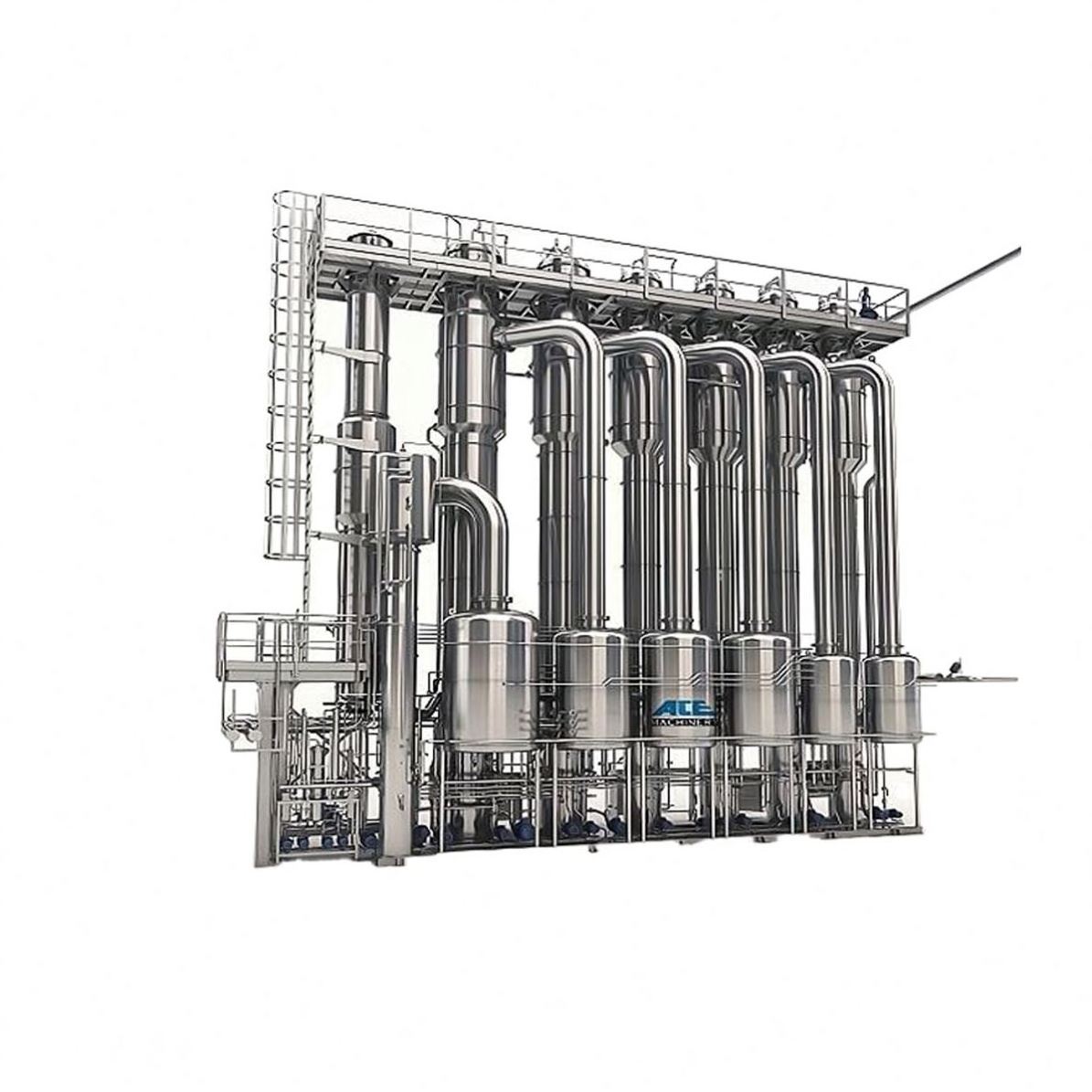 Herbal Distilator Machine Stainless Steel Lab Short Path Molecular Distillation Wiped Film Evaporator