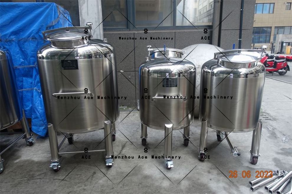 Multi Inox Stainless Steel Storage Acid Resin Solvent Storing Tank 200 1000 L