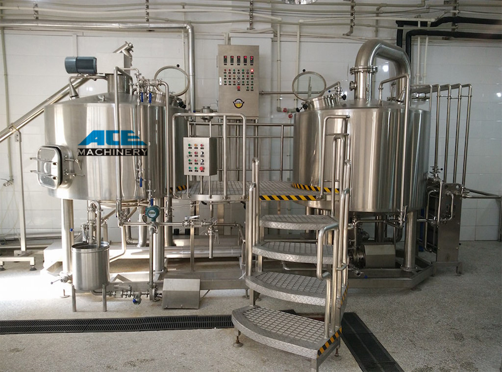 Factory Price 200l 500l 1000l 1500l Micro Beer Two Vessel Brewhouse System beer brewing Equipment